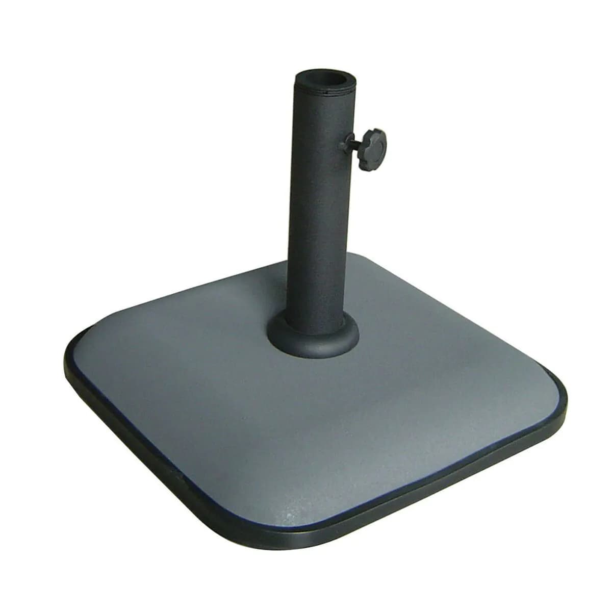 image-Marbueno Square Umbrella Base Cement 35X35X5.2 cm 11KG Grey Garden, Pool, Terrace 10454