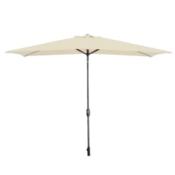 image-Marbueno Parasol Acero 8 Varillas 200x300 cm Poliéster Beige Jardín, Piscina 10493