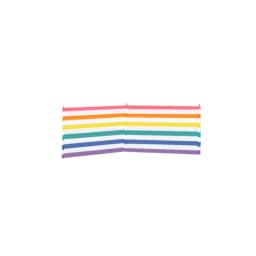 image-Windbreak 3 Poles Steel Polyester Color Stripes 240X80 cm Beach, Pool, Garden, Camping 10495
