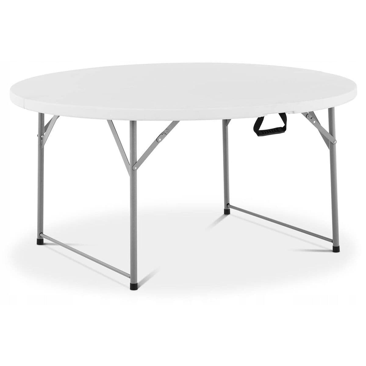 image-Marbueno Folding Table Resin White D.122x74 cm Catering, Beach & Camping 10530