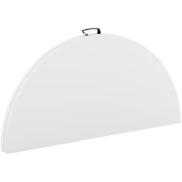 image-Marbueno Folding Table Resin White D.122x74 cm Catering, Beach & Camping 10530