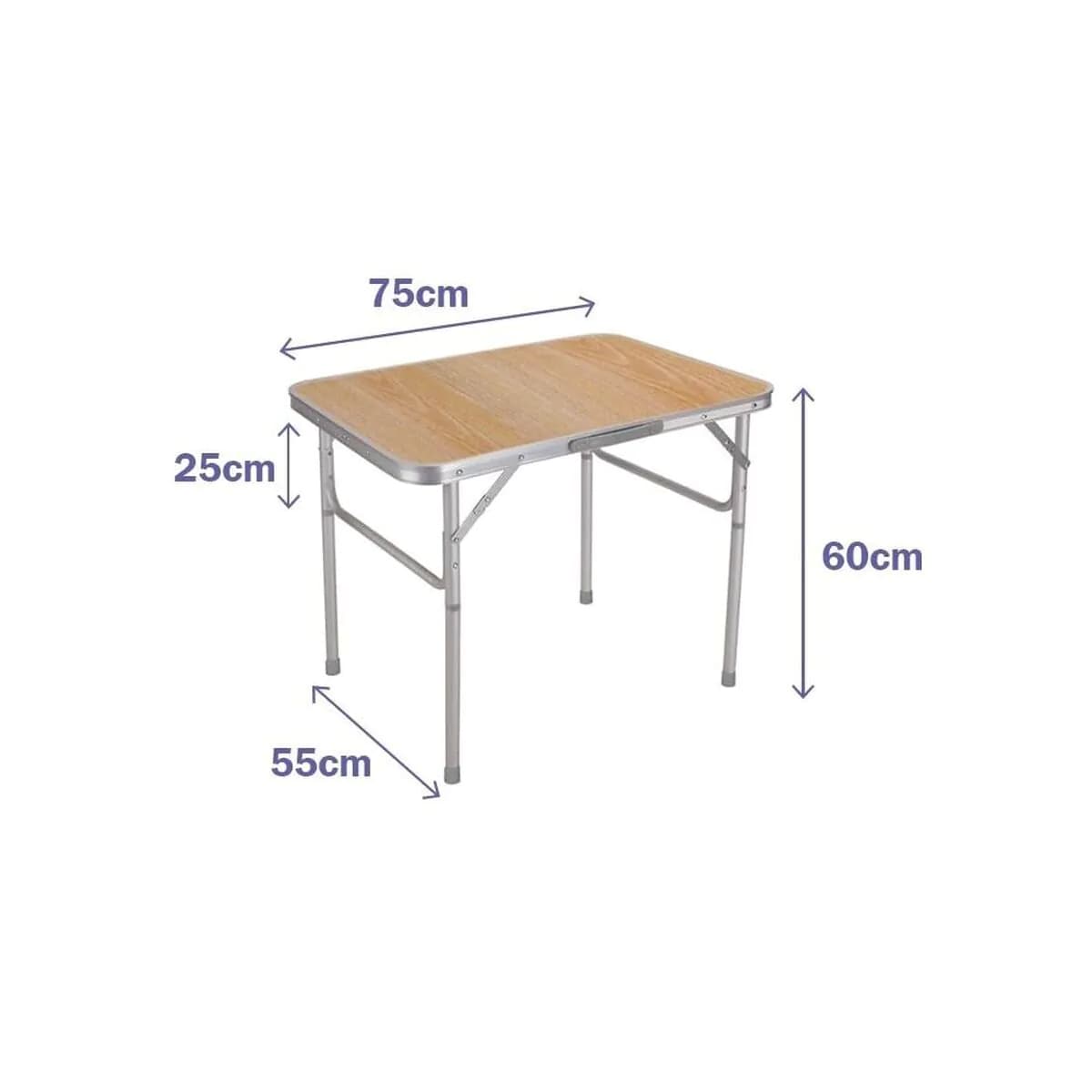 image-Folding Table Marbueno 75 x 60 x 55 cm