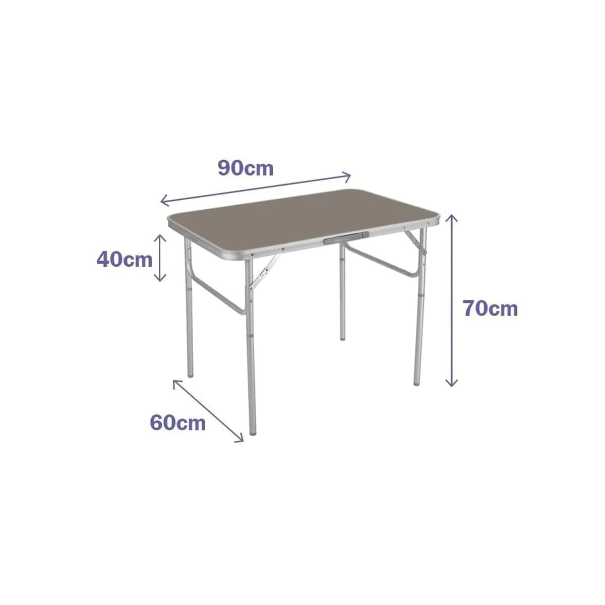image-Folding Table Marbueno 90 x 70 x 60 cm