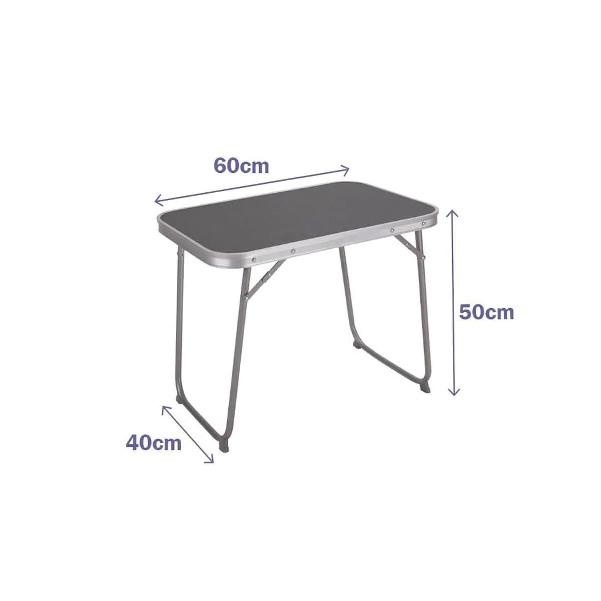 image-Folding Table Marbueno Grey 60 x 40 x 50 cm