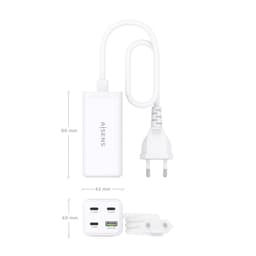 image-Wall Charger Aisens GAN White 100 W