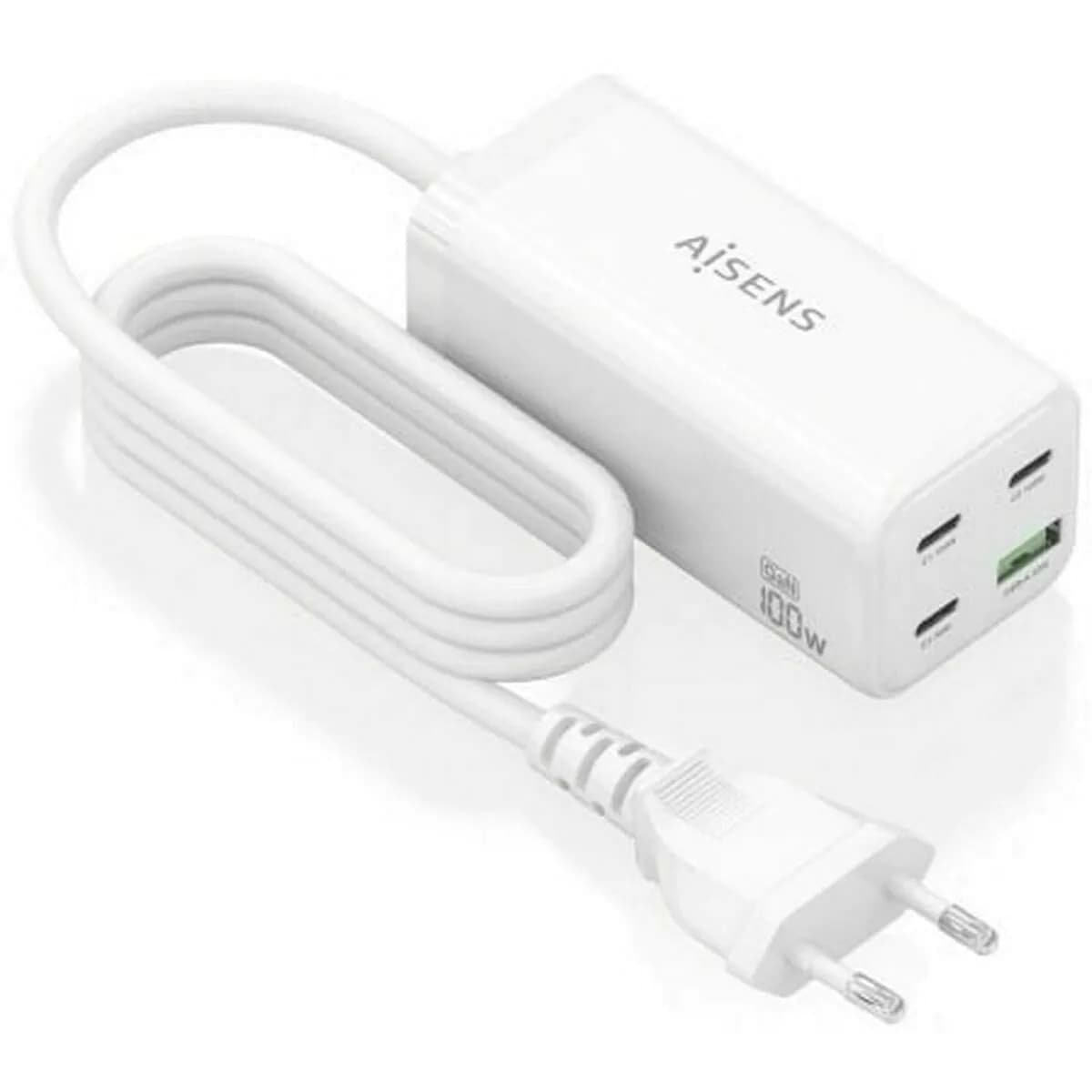 image-Wall Charger Aisens GAN White 100 W