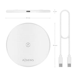 image-Cordless Charger Aisens ASCH-15W1WC057-W