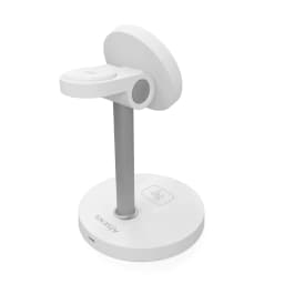 image-Cordless Charger Aisens USB-C 3IN1 15WACCS White 15 W 50 W