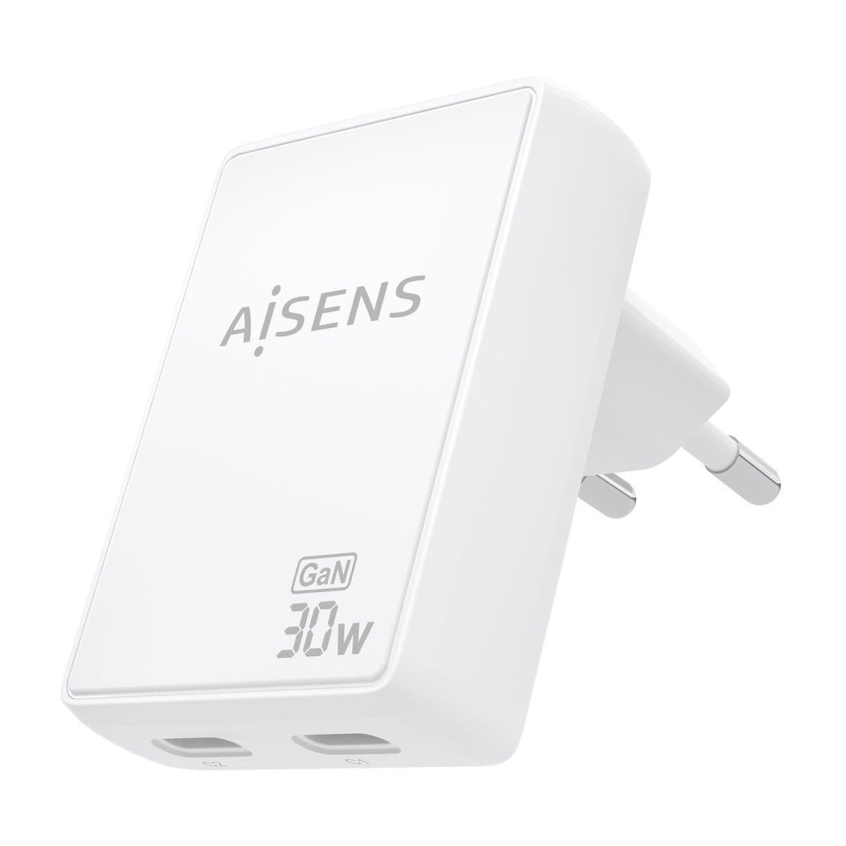 image-Wall Charger Aisens ASCH-30W2P075-W White 30 W
