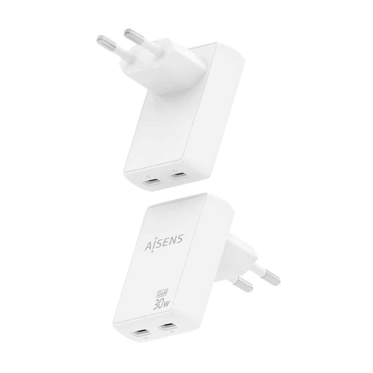 image-Wall Charger Aisens ASCH-30W2P075-W White 30 W