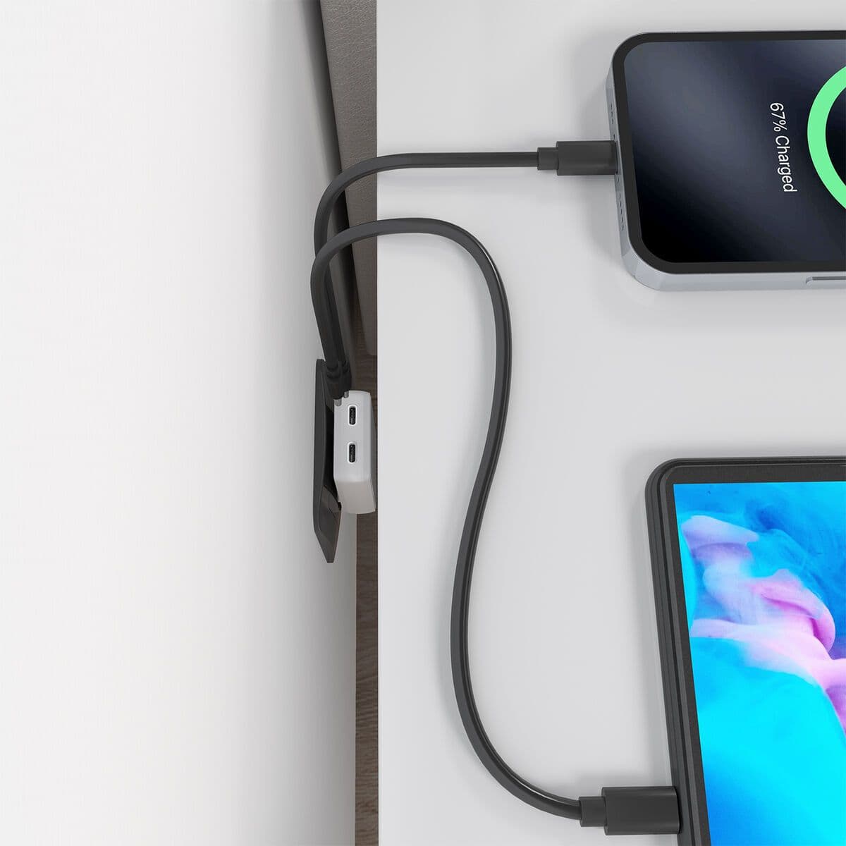 image-Wall Charger Aisens ASCH-30W2P075-W White 30 W