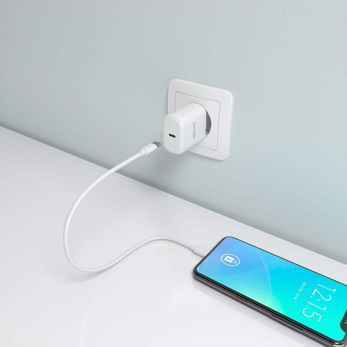 image-Wall Charger Aisens A110-0975 White 30 W