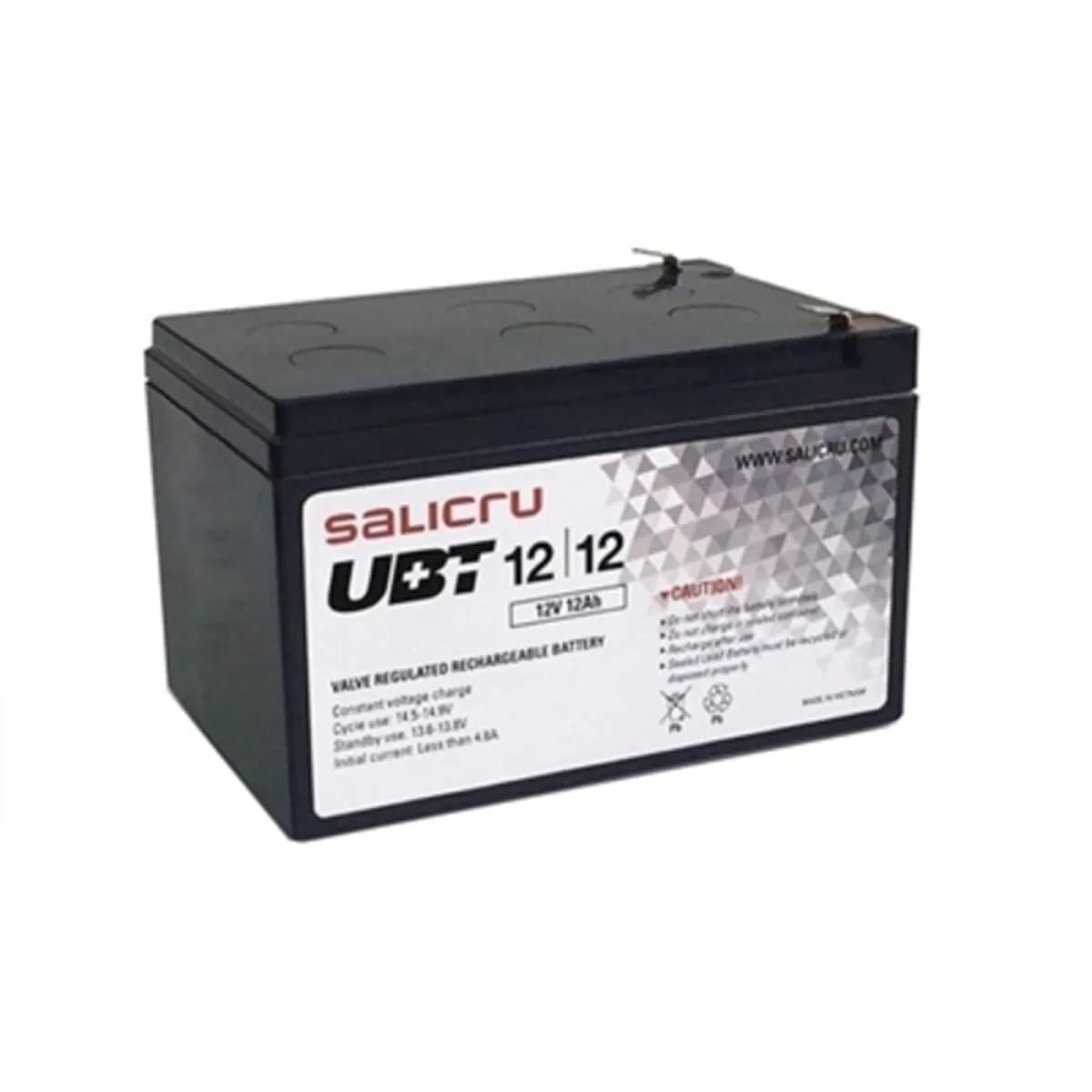 image-Battery for Uninterruptible Power Supply System UPS Salicru 013BS000003 12 ah 12 v