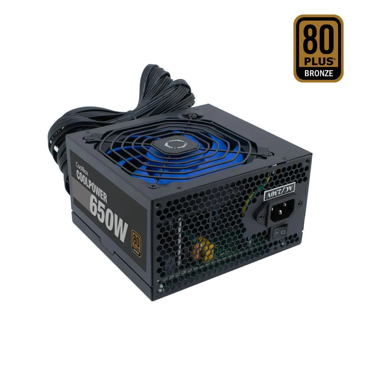 image-Power supply CoolBox COO-FACPO-650 ATX 650 W 80 Plus Bronze