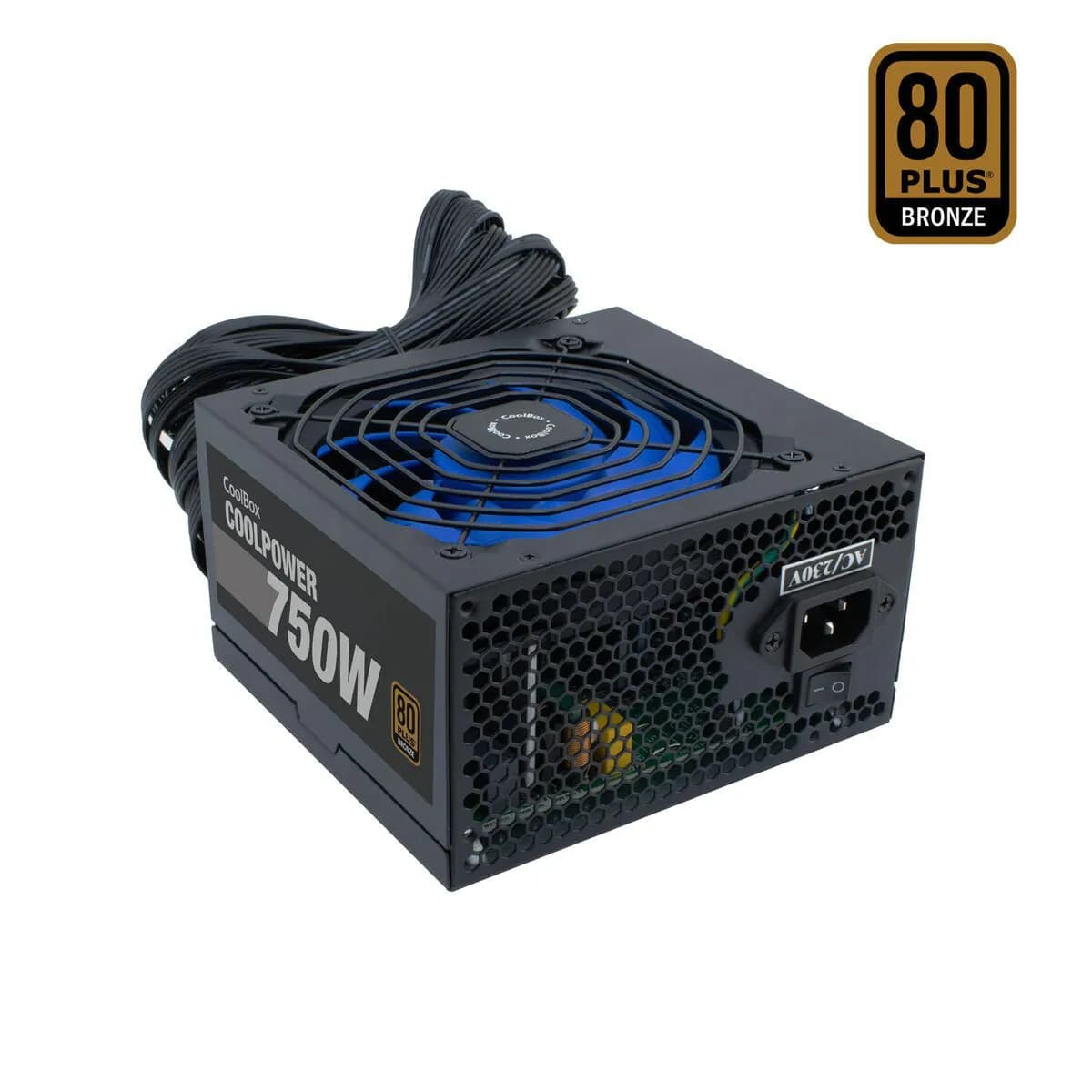 image-Power supply CoolBox COO-FACPO-750 ATX 750 W 80 Plus Bronze