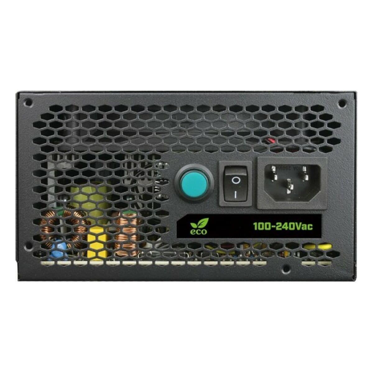 image-Power supply CoolBox DG-PWS600-MRBZ ATX 600W RGB Black Ø 12 cm x 1