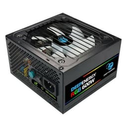 image-Power supply CoolBox DG-PWS600-MRBZ ATX 600W RGB Black Ø 12 cm x 1