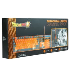 image-Keyboard and Mouse FR-TEC Dragon Ball Spanish Qwerty Orange