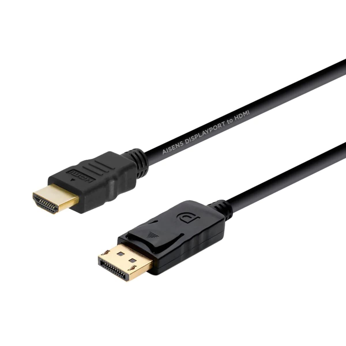 image-DisplayPort to HDMI Cable Aisens A125-0364 Black 2 m