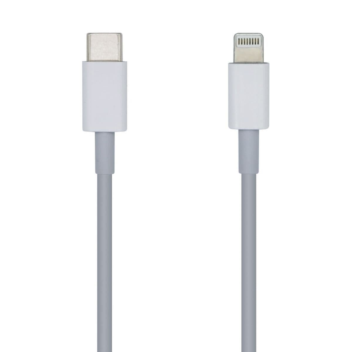 image-Lightning Cable Aisens A102-0441 White 20 cm
