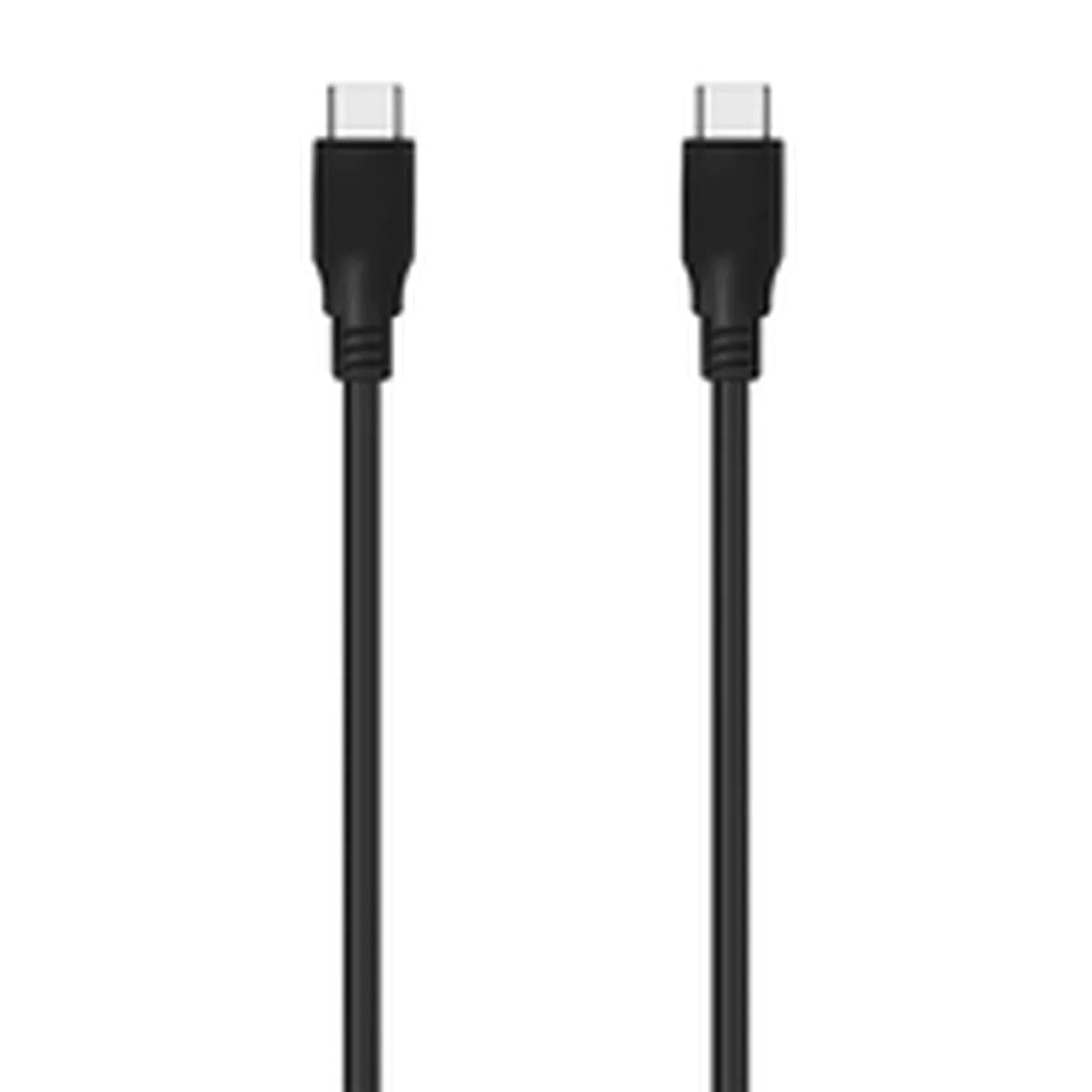image-USB-C Cable Aisens A107-0704 Black 2 m
