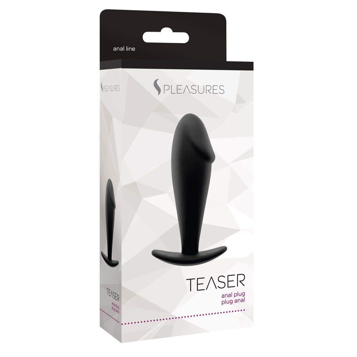 image-Anal plug S Pleasures Teaser Black (9 cm)