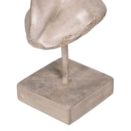 image-Decorative Figure Beige Face 12,5 x 13,5 x 27,5 cm