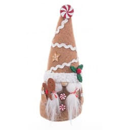 image-Christmas bauble Beige Multicolour Sand Fabric Girl 8 x 6 x 19,5 cm