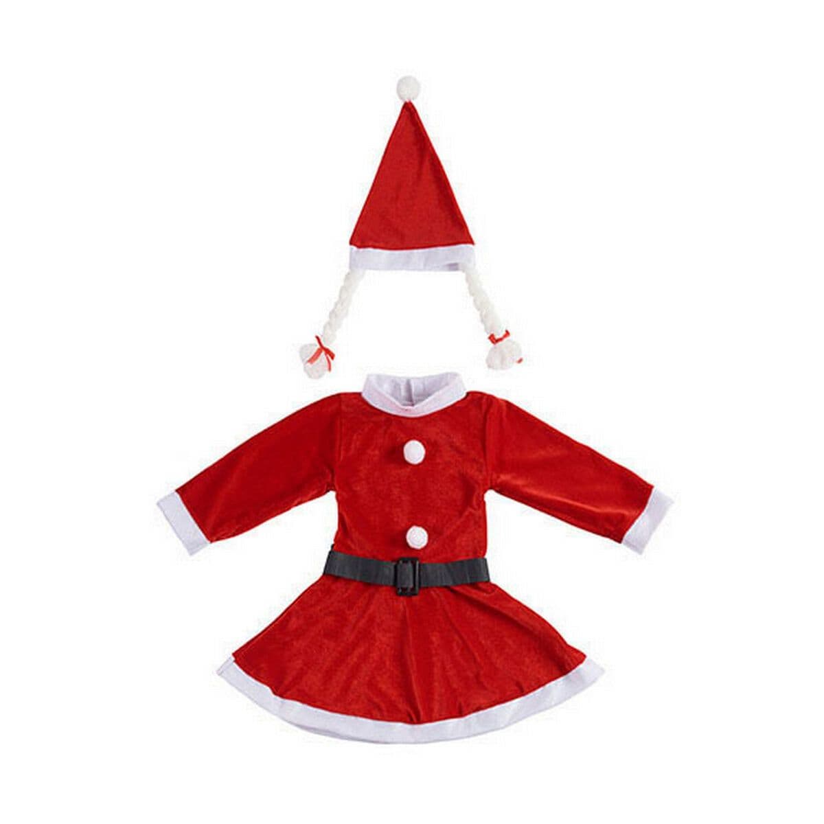 image-Costume for Children Mother Christmas 9-13 Years Red White