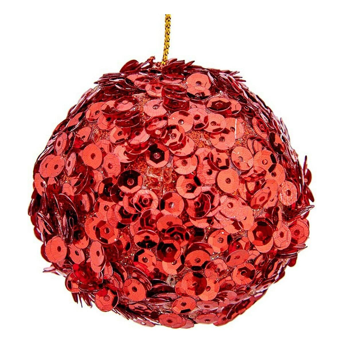 image-Christmas Baubles Krist+ Red Plastic Ø 10 cm 6 Units