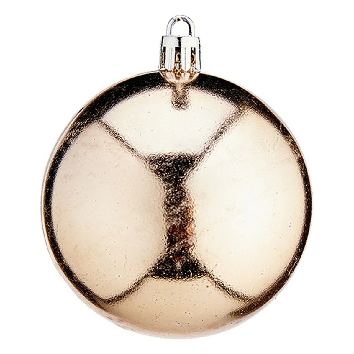 image-Christmas Baubles Krist+ 00476-6 Champagne Plastic Ø 7 cm 12 Units