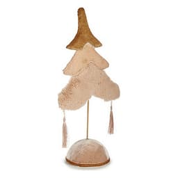 image-Christmas Tree Krist+ Beige Golden Polyester Wood Polar 12 x 43 x 22 cm