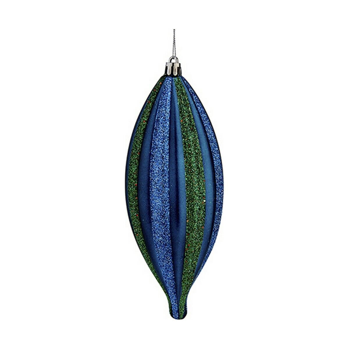 image-Christmas bauble Krist+ Blue Green PVC 8,5 x 3,5 x 19 cm Streched
