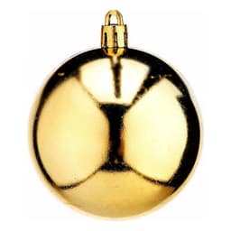 image-Christmas Baubles Krist+ Golden PVC Ø 7 cm 12 Units
