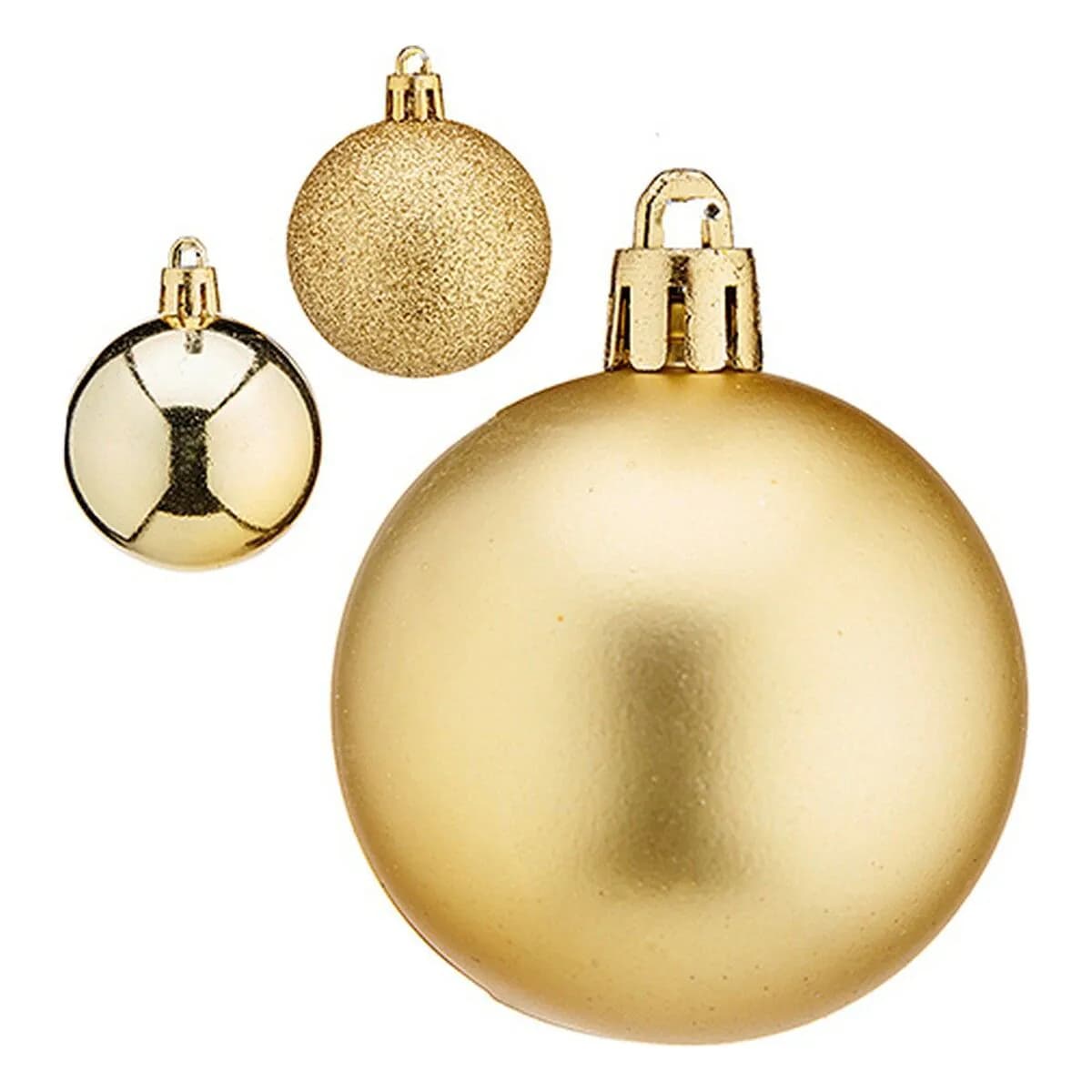 image-Christmas Bauble Ø 5 cm Golden Plastic 5 x 6 x 5 cm
