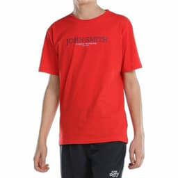 image-Children’s Short Sleeve T-Shirt John Smith Efebo Red