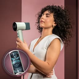 image-Cecotec Hair Dryer DryNova 3in1 1600W Ionizer Digital Display 3 Accessories Mint