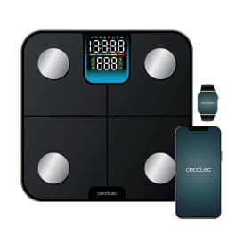 image-Digital Bathroom Scales Cecotec Surface Precision HealthySmart Black Crystal 180 kg