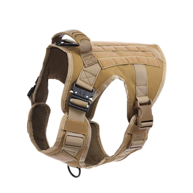 image-Tactical Dog Clothes Quick Disassembly Dog Vest Outdoor Pet Training Clothes