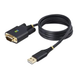 image-USB Cable Startech 1P3FFCB-USB-SERIAL Black 1 m