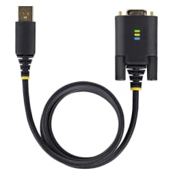 image-USB Cable Startech 1P3FFCB-USB-SERIAL Black 1 m