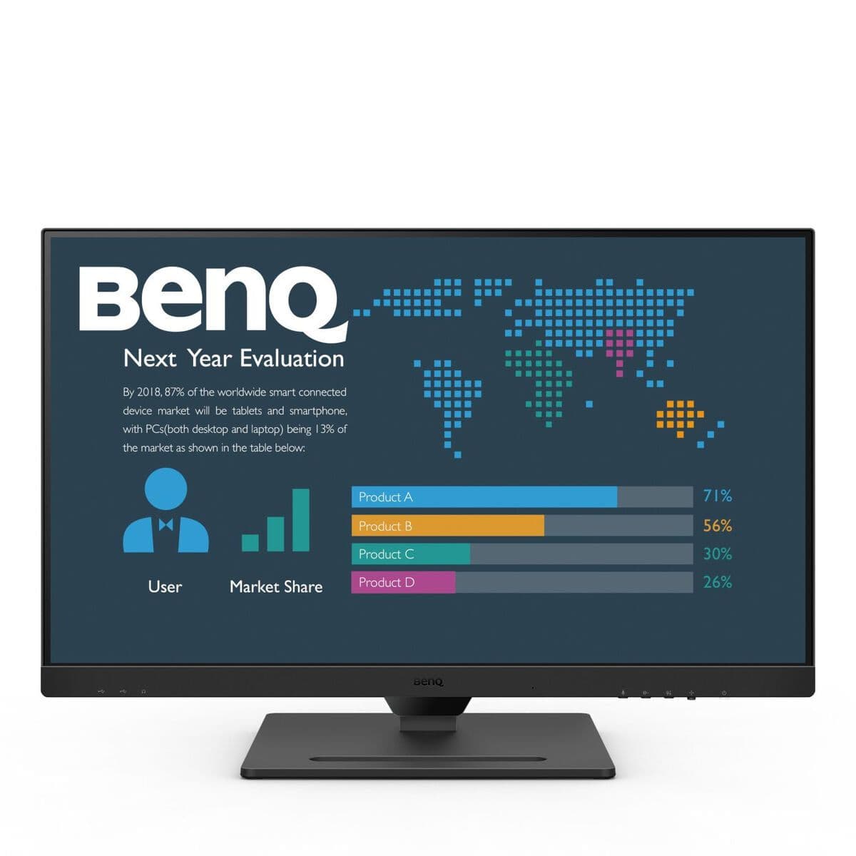 image-Monitor BenQ 9H.LLLLA.TPE Quad HD 27" 75 Hz