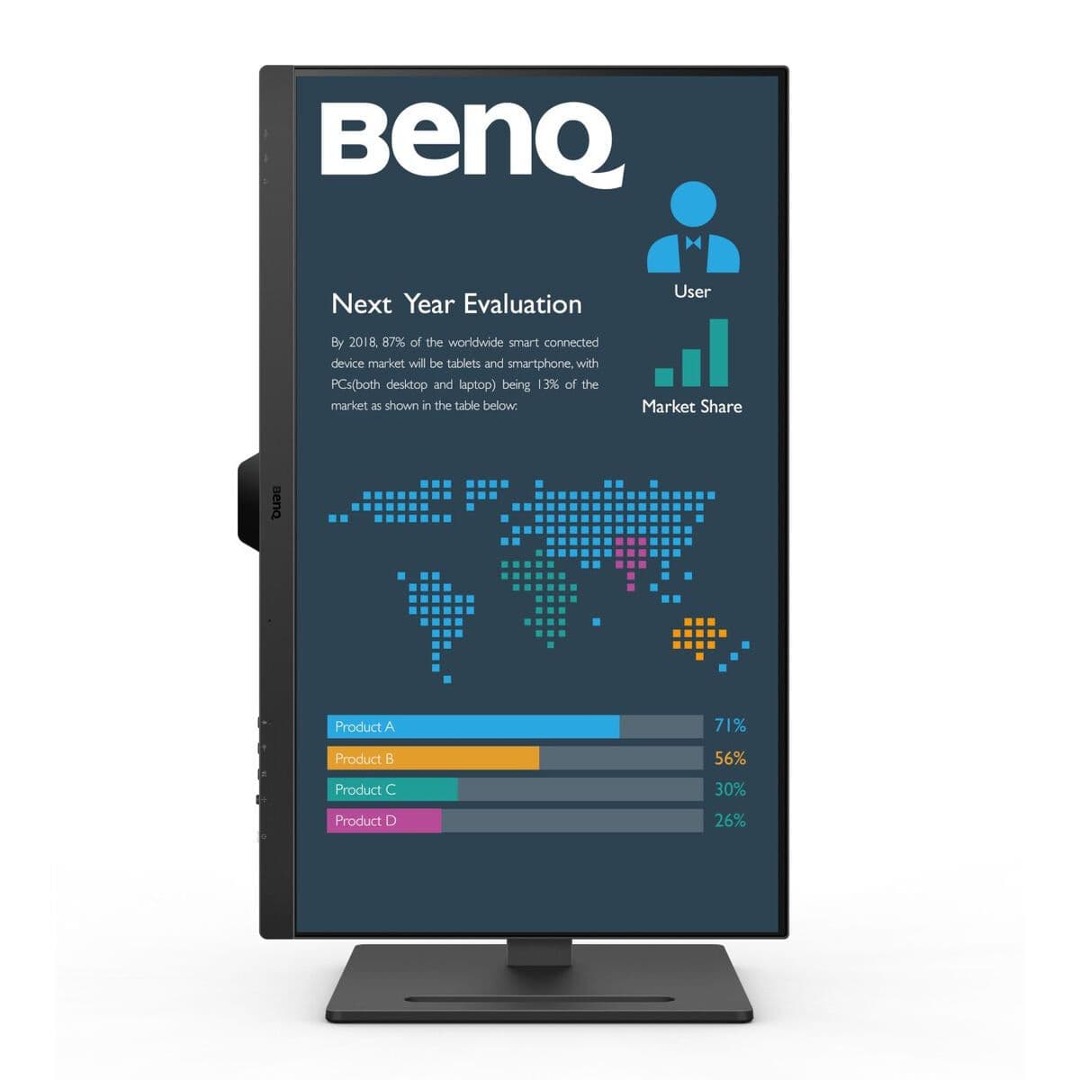 image-Monitor BenQ 9H.LLLLA.TPE Quad HD 27" 75 Hz