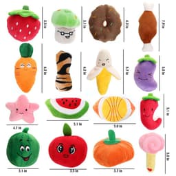 image-Gooddog, Dog, Plush Vocal Toys, Fruits, Cartoons, Pets, Cats, Toys, Pet Supplies