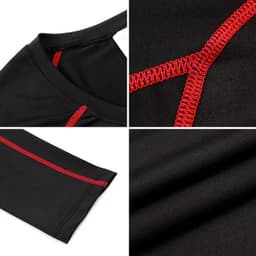 image-Men's Fitness Training Suit Black XXL
