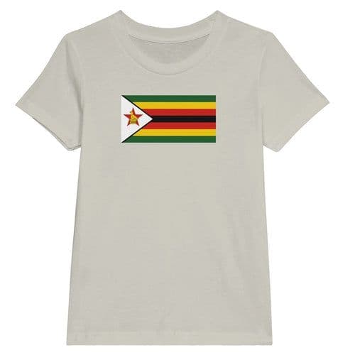 image-Drapeau du Zimbabwe - T-shirt enfant premium ras du cou
