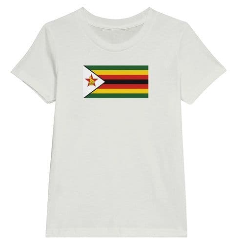 image-Drapeau du Zimbabwe - T-shirt enfant premium ras du cou