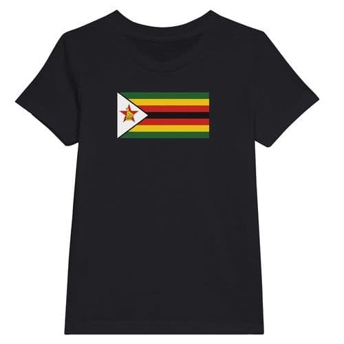 image-Drapeau du Zimbabwe - T-shirt enfant premium ras du cou