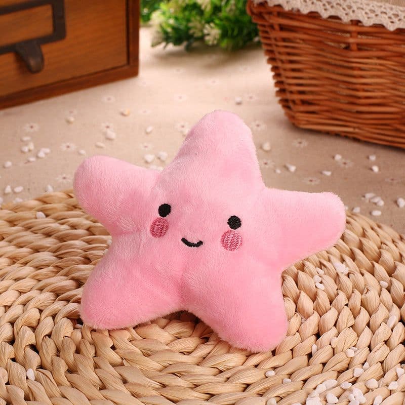 image-Pet Plush Starfish Toy - Vocal Squeaky