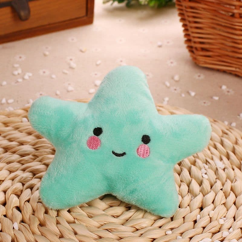 image-Pet Plush Starfish Toy - Vocal Squeaky